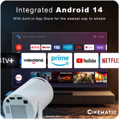 Cinematic Projector Portable Home Theater™
